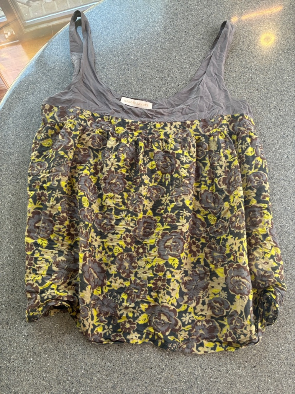 Flowy patterned tank top